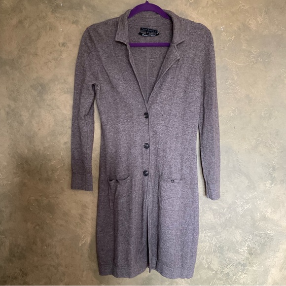 Funsport Merino and Cashmere Blend Longline Cardigan - Picture 1 of 7